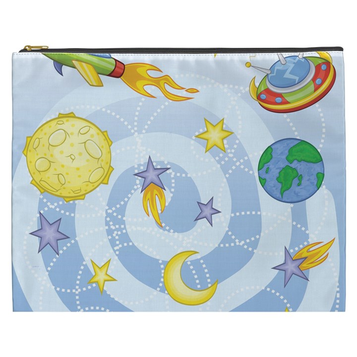 Science Fiction Outer Space Cosmetic Bag (XXXL)