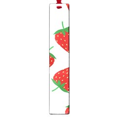 Seamless Pattern Fresh Strawberry Large Book Marks by Sarkoni