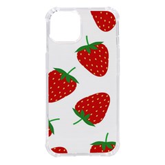 Seamless Pattern Fresh Strawberry Iphone 14 Tpu Uv Print Case by Sarkoni