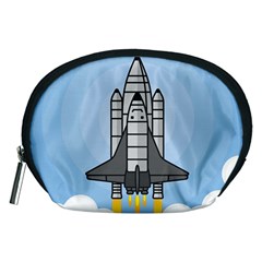 Rocket Shuttle Spaceship Science Accessory Pouch (medium)