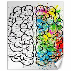 Brain Mind Psychology Idea Drawing Canvas 16  X 20  by Grandong