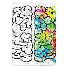 Brain Mind Psychology Idea Drawing Removable Flap Cover (L)