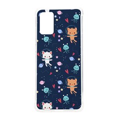 Cute Astronaut Cat With Star Galaxy Elements Seamless Pattern Samsung Galaxy S20plus 6 7 Inch Tpu Uv Case by Grandong