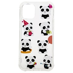 Playing Pandas Cartoons Iphone 12 Mini Tpu Uv Print Case	 by Apen