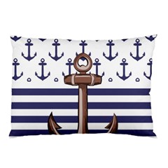 Anchor Background Design Pillow Case by Apen