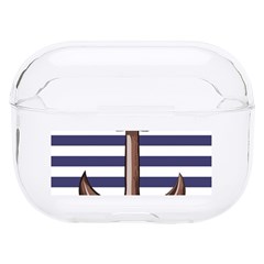 Anchor Background Design Hard Pc Airpods Pro Case by Apen