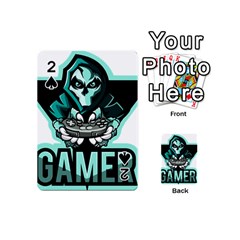 Gamer Illustration Gamer Video Game Logo Playing Cards 54 Designs (Mini)