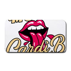 Music Hip Hop Text Black White 3d Medium Bar Mat