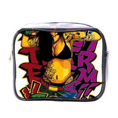 Xtreme Skateboard Graffiti Mini Toiletries Bag (one Side)