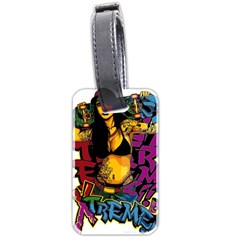 Xtreme Skateboard Graffiti Luggage Tag (two Sides)