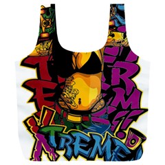 Xtreme Skateboard Graffiti Full Print Recycle Bag (xxxl)