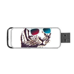 Krazy Katz 3d Tiger Roar Animal Portable Usb Flash (one Side)