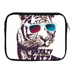 Krazy Katz 3d Tiger Roar Animal Apple Ipad 2/3/4 Zipper Cases