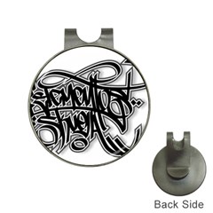 Hip Hop Music Drawing Art Graffiti Hat Clips With Golf Markers