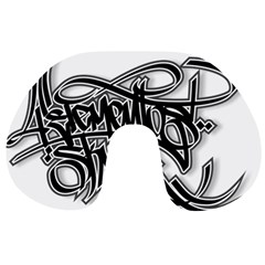 Hip Hop Music Drawing Art Graffiti Travel Neck Pillow