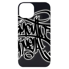 Hip Hop Music Drawing Art Graffiti Iphone 14 Black Uv Print Case by Sarkoni