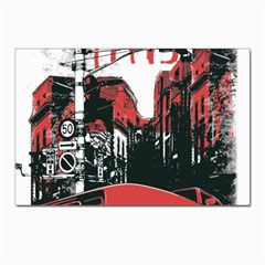 Cars City Fear This Poster Postcards 5  X 7  (pkg Of 10)