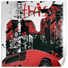 Cars City Fear This Poster Canvas 12  X 12 