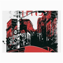 Cars City Fear This Poster Large Glasses Cloth (2 Sides)