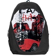 Cars City Fear This Poster Backpack Bag