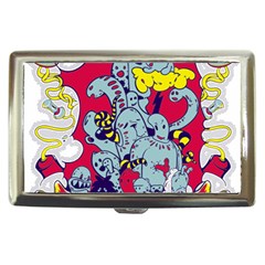 Fresh Urban Cartoon Monster Illustration Cartoon Character Text Cigarette Money Case