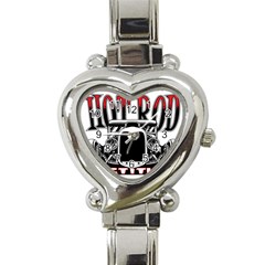 Vintage Car Hot Rod Motor Vehicle Heart Italian Charm Watch