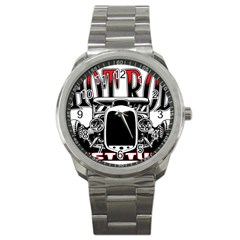 Vintage Car Hot Rod Motor Vehicle Sport Metal Watch by Sarkoni