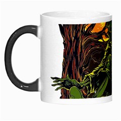 Grim Reaper Above Art  Monster Moon Letter Poster Morph Mug by Sarkoni