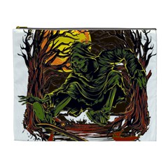 Grim Reaper Above Art  Monster Moon Letter Poster Cosmetic Bag (xl)