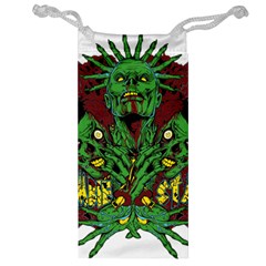 Zombie Star Monster Green Monster Jewelry Bag