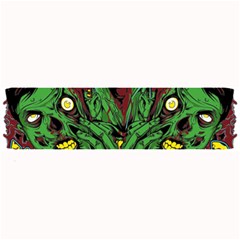 Zombie Star Monster Green Monster Large Bar Mat