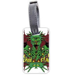 Zombie Star Monster Green Monster Luggage Tag (one Side)