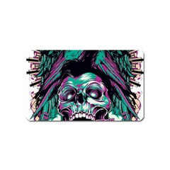 Anarchy Skull And Birds Magnet (name Card) by Sarkoni