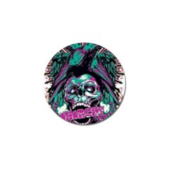 Anarchy Skull And Birds Golf Ball Marker (10 Pack)