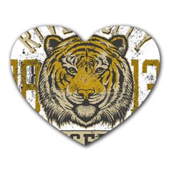 1813 River City Tigers Athletic Department Heart Mousepad