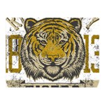 1813 River City Tigers Athletic Department Two Sides Premium Plush Fleece Blanket (Mini) 35 x27  Blanket Back