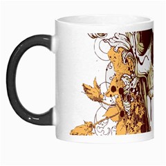 Harvest Of Fear Logo Illustration Skull Pistol Morph Mug