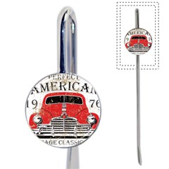 Perfect American Vintage Classic Car Signage Retro Style Book Mark