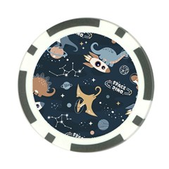 Space Theme Art Pattern Design Wallpaper Poker Chip Card Guard (10 Pack) by Proyonanggan