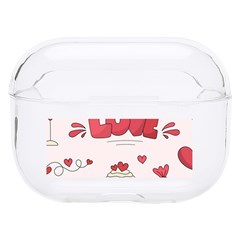 Hand Drawn Valentines Day Element Collection Hard Pc Airpods Pro Case by Bedest