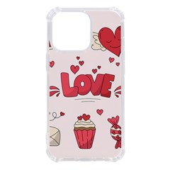 Hand Drawn Valentines Day Element Collection Iphone 13 Pro Tpu Uv Print Case