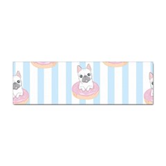 French Bulldog Dog Seamless Pattern Sticker (bumper)