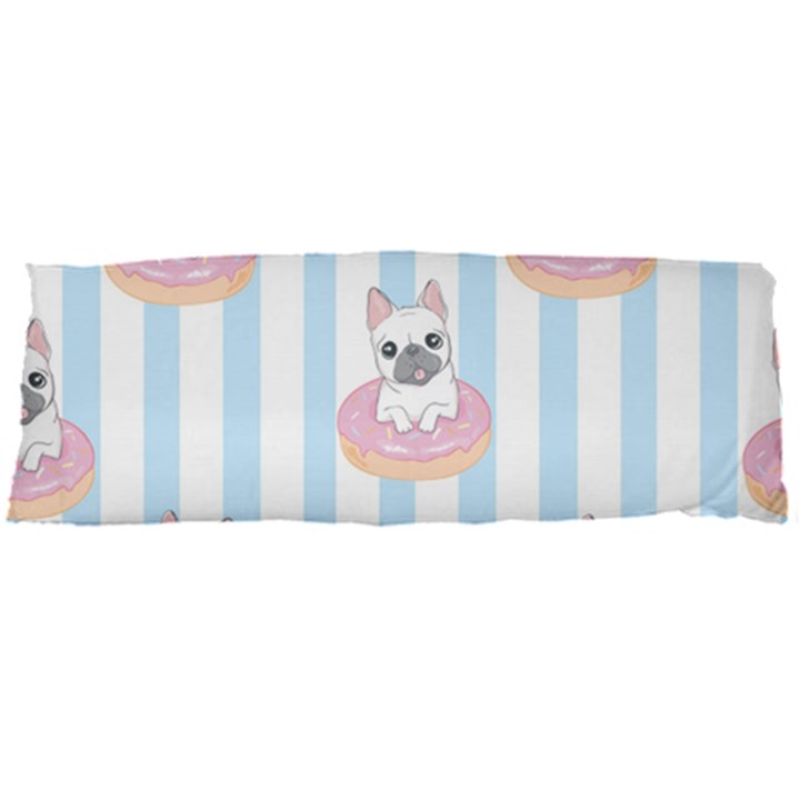 French Bulldog Dog Seamless Pattern Body Pillow Case Dakimakura (Two Sides)