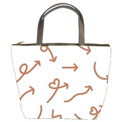 Abstract Arrow Sign Love Aesthetic Bucket Bag