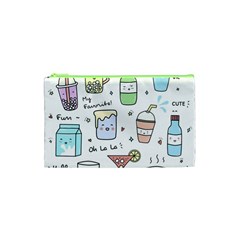 Drinks Cocktails Doodles Coffee Cosmetic Bag (xs) by Apen