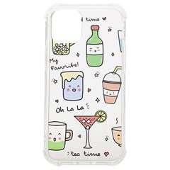 Drinks Cocktails Doodles Coffee Iphone 12 Mini Tpu Uv Print Case	 by Apen