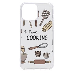I Love Cooking Baking Utensils Knife Iphone 13 Pro Max Tpu Uv Print Case by Apen