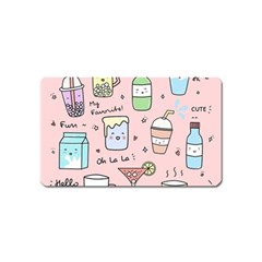 Drink Cocktail Doodle Coffee Magnet (name Card) by Apen