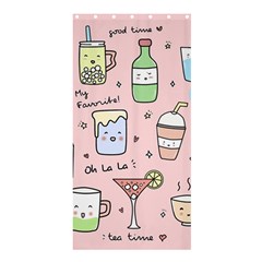 Drink Cocktail Doodle Coffee Shower Curtain 36  X 72  (stall)  by Apen