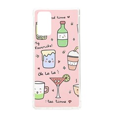 Drink Cocktail Doodle Coffee Samsung Galaxy Note 20 Tpu Uv Case by Apen